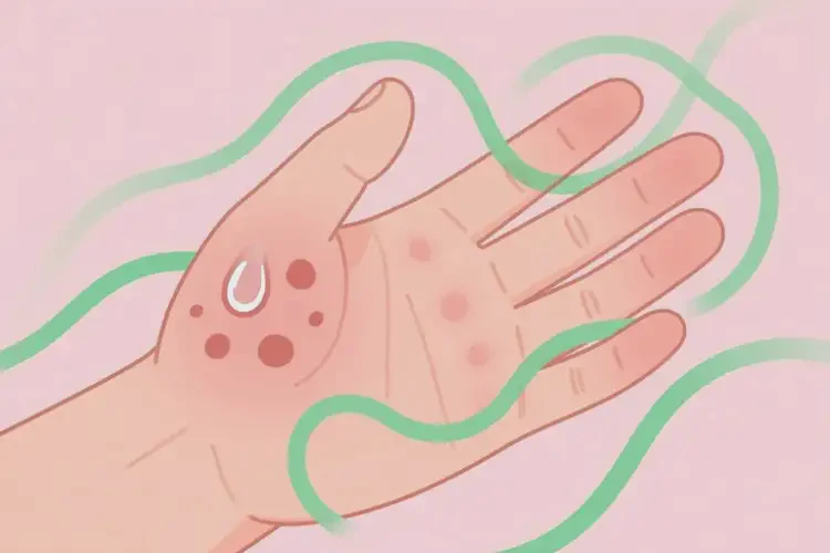 男生手上經(jīng)常長(zhǎng)濕疹能夠徹底治愈嗎(圖2)