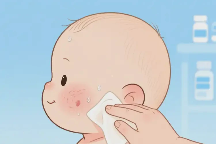 宝宝面部偶尔长湿疹可不可以根治(图4)