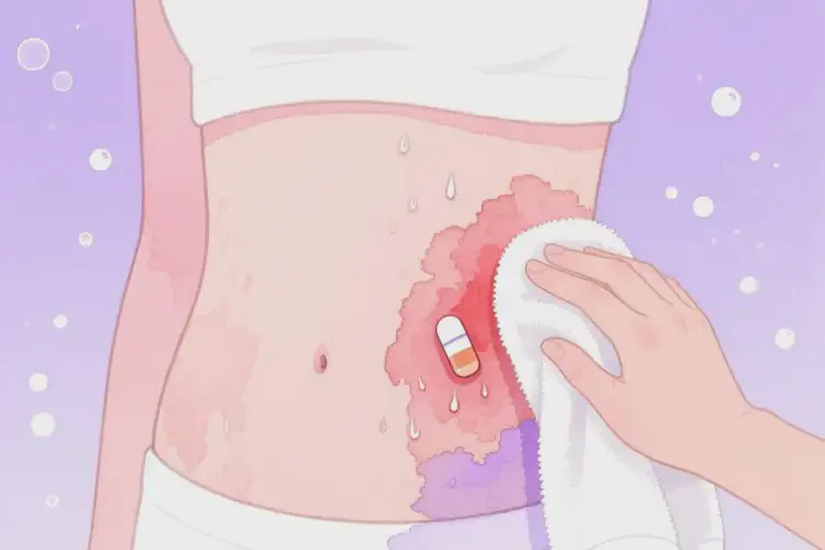 女人肚子出濕疹能不能根治(圖1)