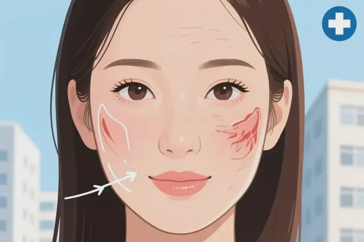 女性面部出現(xiàn)濕疹可以徹底自愈嗎(圖1)