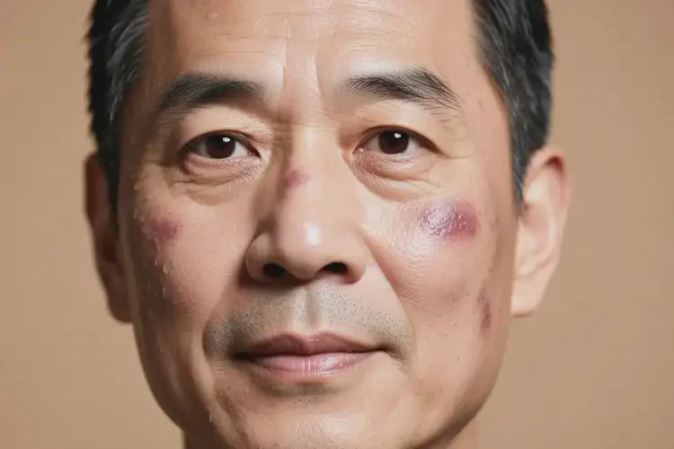 男性面部起濕疹可不可以根治(圖1)