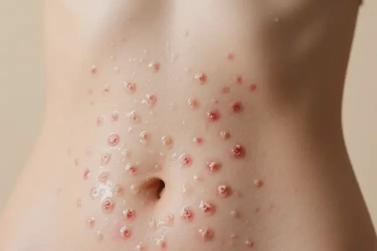 女人肚子偶爾起濕疹能不能根治(圖1)