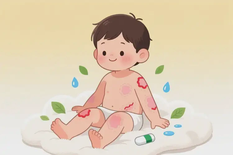 小兒全身偶爾長(zhǎng)濕疹可不可以根治(圖4)