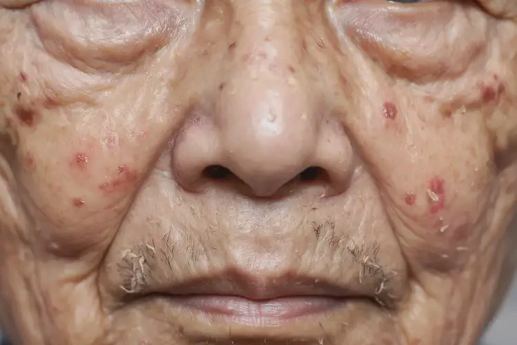 高齡老人臉上容易長(zhǎng)濕疹能夠徹底治愈嗎(圖4)