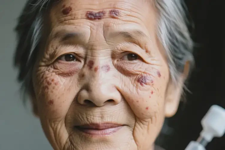 老人臉上長(zhǎng)濕疹不管它會(huì)自己痊愈嗎(圖2)