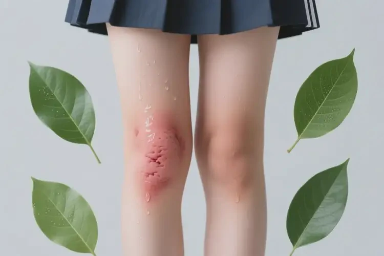 中學(xué)生大腿偶爾起濕疹可不可以徹底自愈(圖1)