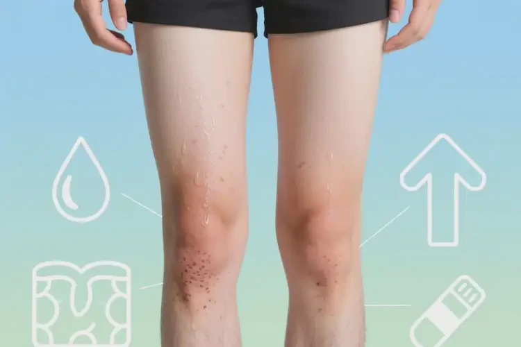 青年人大腿上容易起濕疹不管它會(huì)自己自愈嗎(圖3)