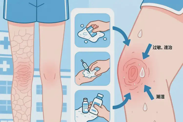 青少年大腿上偶尔长湿疹可不可以根治(图4)