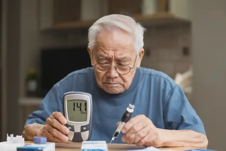 老年人睡前血糖14(圖1)