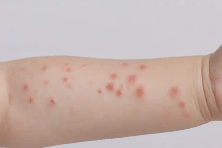 孩子手臂長濕疹不管它會自己自愈嗎(圖4)