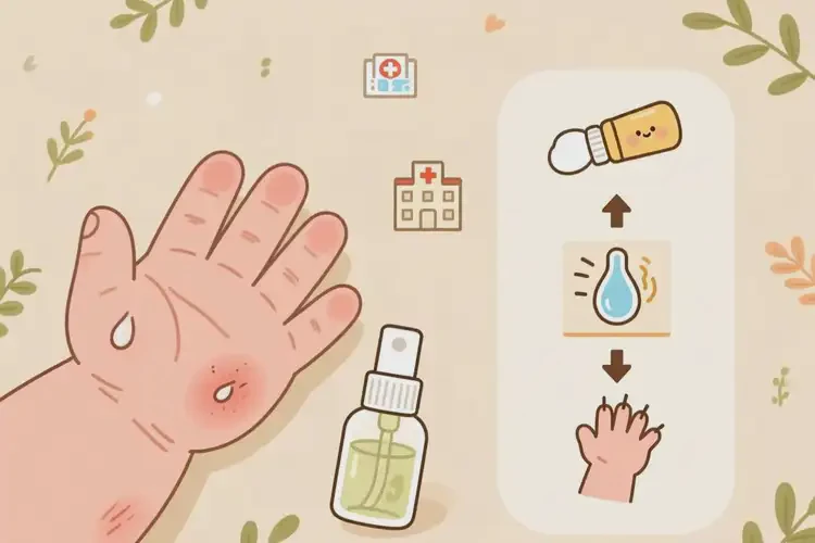 小兒大腿出濕疹可以徹底自愈嗎(圖1)