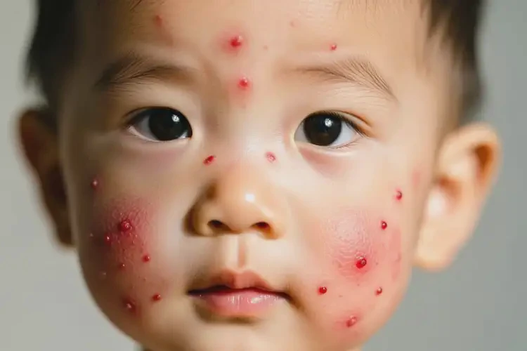 幼兒臉上出濕疹能徹底自愈嗎(圖3)