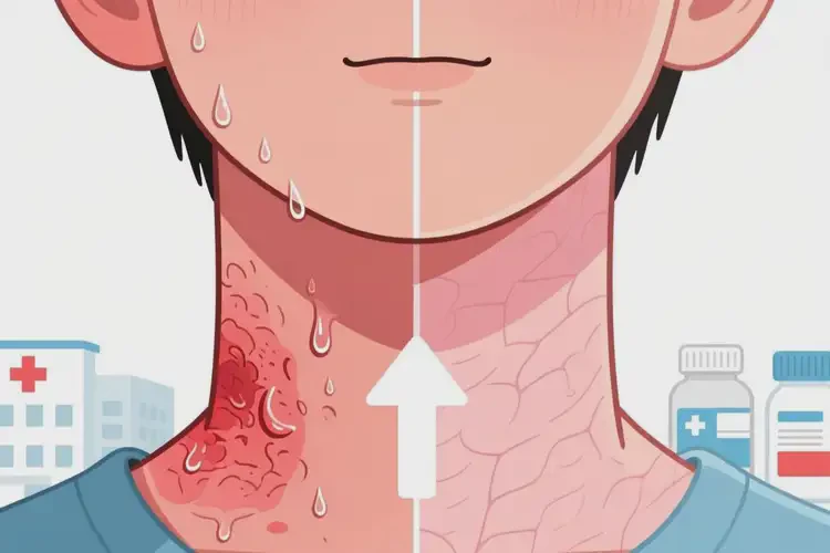 青少年脖子有濕疹可不可以根治(圖2)