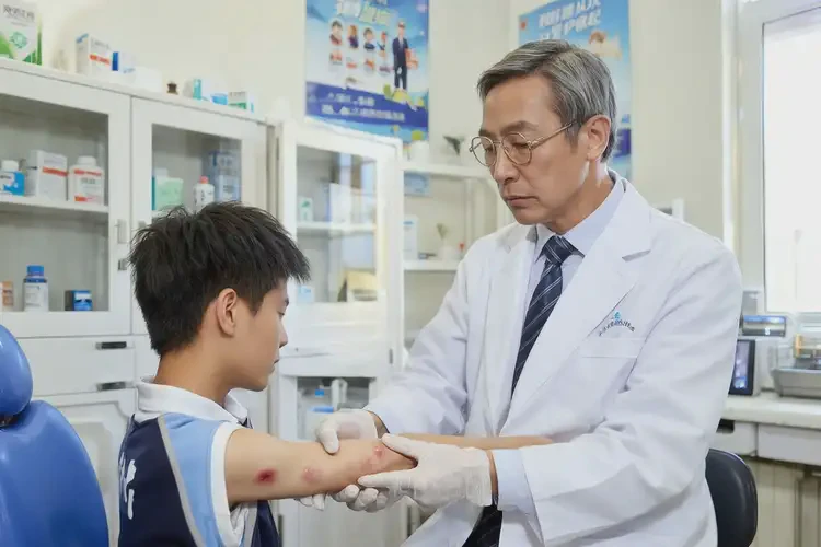 中學(xué)生脖子上經(jīng)常起濕疹能徹底自愈嗎(圖3)