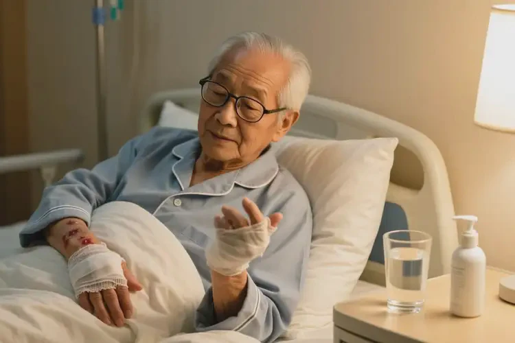 高龄老人手臂上偶尔长湿疹能不能根治(图1)