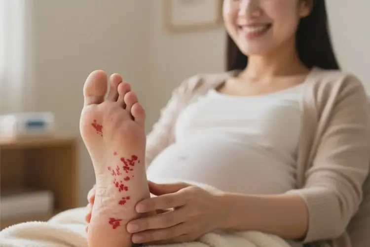 孕婦腳上出現(xiàn)濕疹可不可以根治(圖4)