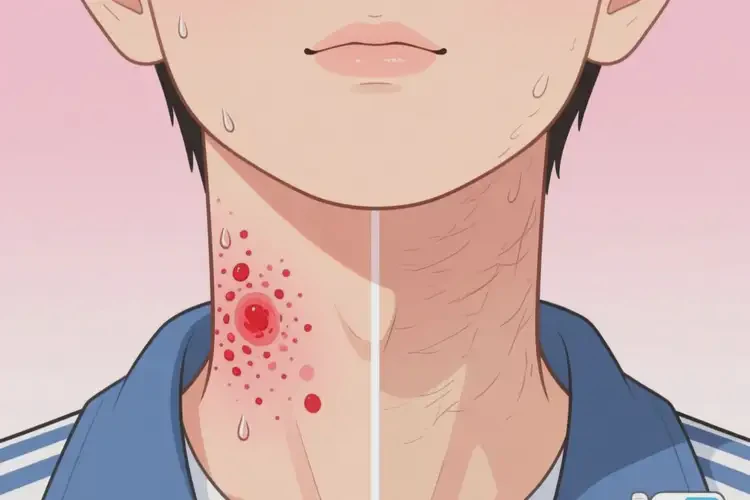 大學生脖子上出濕疹可不可以徹底自愈(圖3)