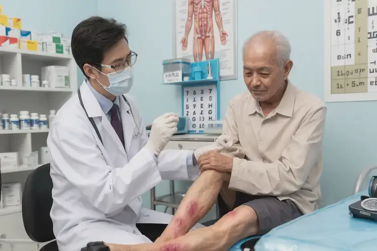 老年人小腿出現(xiàn)濕疹可不可以根治(圖3)