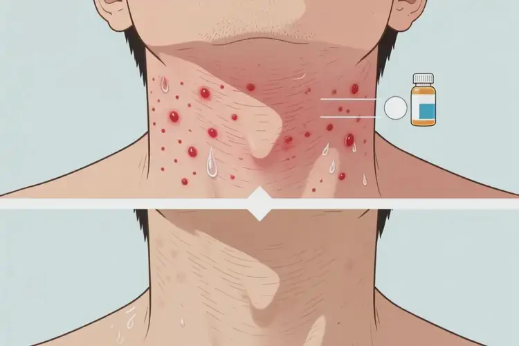 男性脖子起濕疹可不可以根治(圖3)