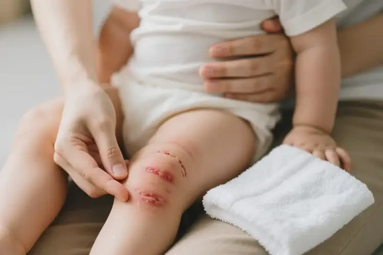 幼兒大腿起濕疹能夠徹底治愈嗎(圖1)