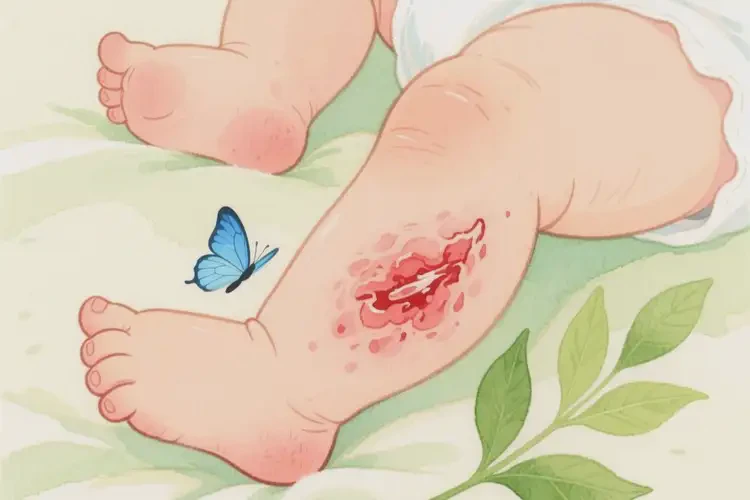 嬰幼兒小腿上容易長濕疹能徹底自愈嗎(圖4)