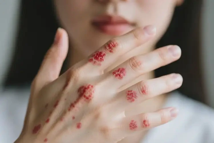 女生手上出現(xiàn)濕疹可不可以根治(圖4)