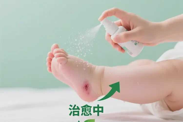 宝宝脚上偶尔长湿疹可不可以根治(图1)