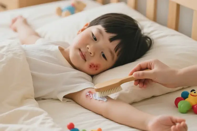 孩子手臂出現濕疹可不可以根治(圖2)