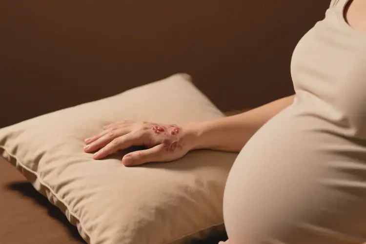 孕婦身上經(jīng)常長(zhǎng)濕疹可不可以根治(圖1)