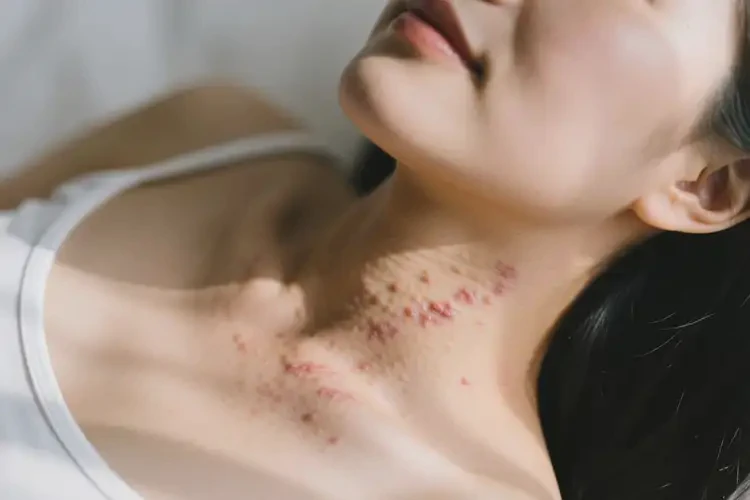 產(chǎn)婦脖子長(zhǎng)濕疹可不可以根治(圖2)