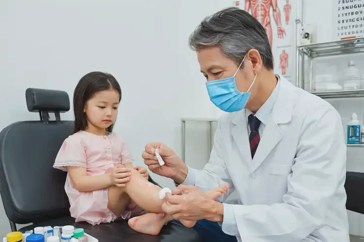 孩子腳上起濕疹能徹底自愈嗎(圖3)