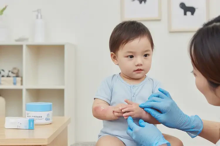 幼兒手臂出濕疹不管它會(huì)自己痊愈嗎(圖2)