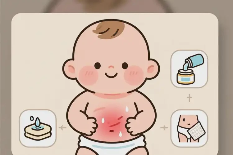 小兒肚子起濕疹能夠徹底治愈嗎(圖3)