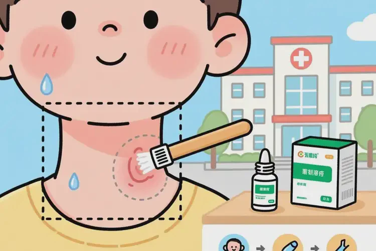 兒童脖子上出濕疹可不可以根治(圖1)