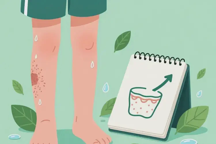 青少年大腿上起濕疹可不可以徹底自愈(圖2)