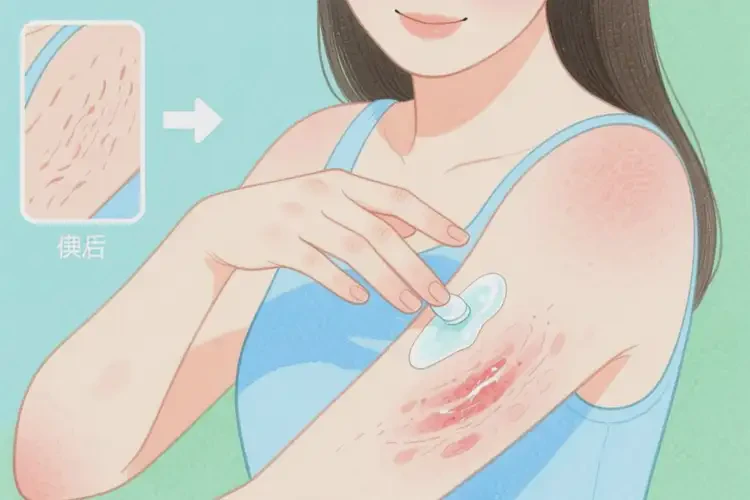 女性手臂起濕疹可不可以根治(圖1)