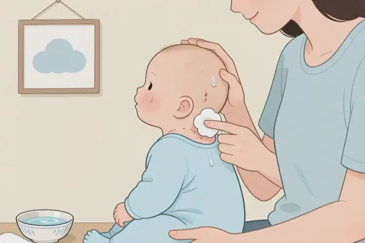 寶寶脖子經(jīng)常起濕疹可不可以根治(圖2)