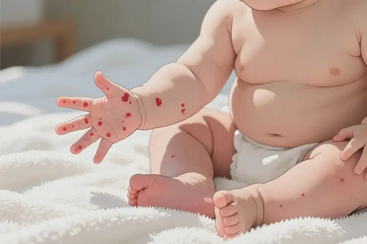 嬰兒手上出現(xiàn)濕疹不管它會(huì)自己自愈嗎(圖3)