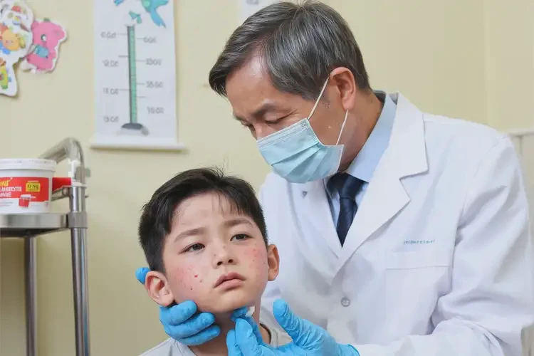 小孩臉上出濕疹能徹底自愈嗎(圖3)