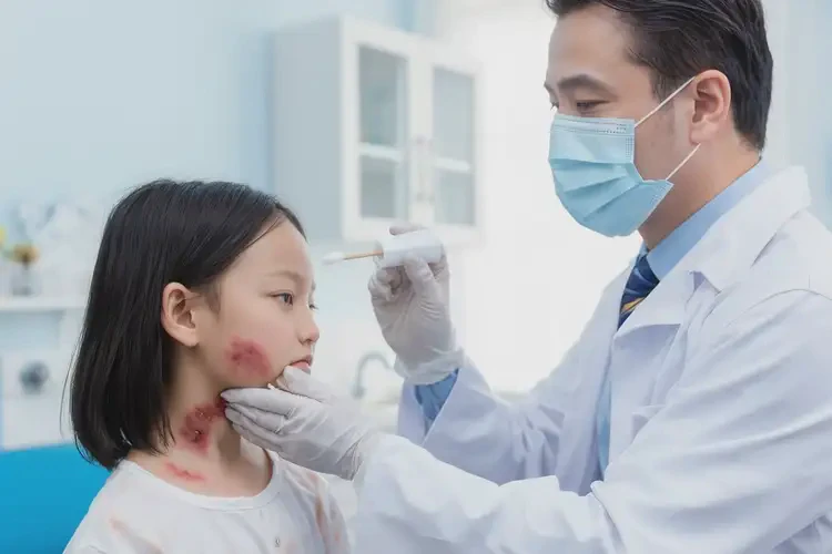 小兒脖子上容易起濕疹能夠徹底治愈嗎(圖3)