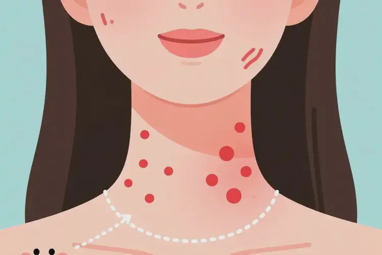 女人脖子上容易起濕疹能夠徹底治愈嗎(圖2)