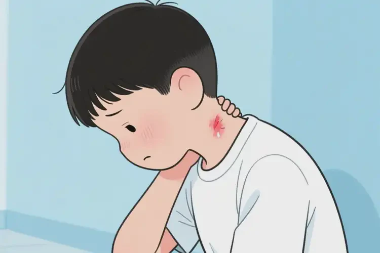 小學生脖子偶爾長濕疹不管它會自己好嗎(圖4)