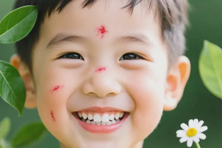 小學(xué)生面部有濕疹不管它會自己自愈嗎(圖1)