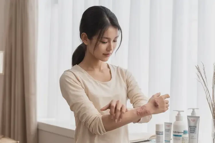 女性手臂容易長(zhǎng)濕疹可不可以根治(圖2)