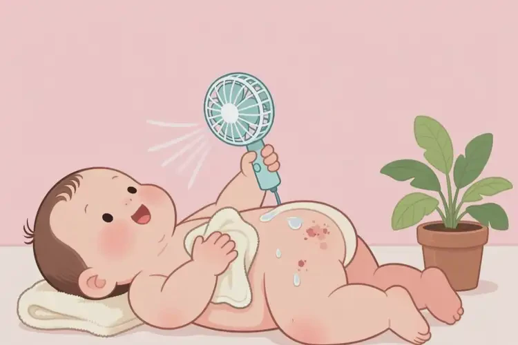 寶寶屁股出現(xiàn)濕疹可不可以根治(圖3)