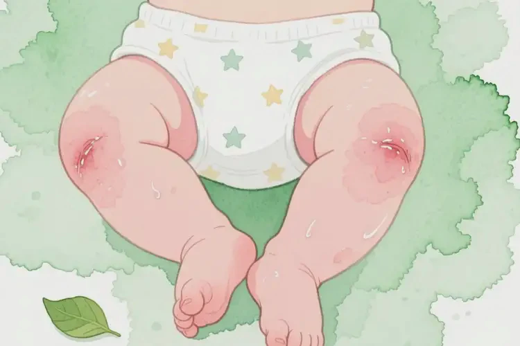 嬰幼兒小腿上經(jīng)常長濕疹可不可以根治(圖1)