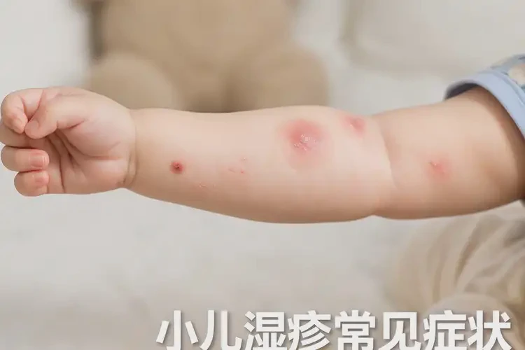 小兒手臂有濕疹不管它會(huì)自己好嗎(圖4)