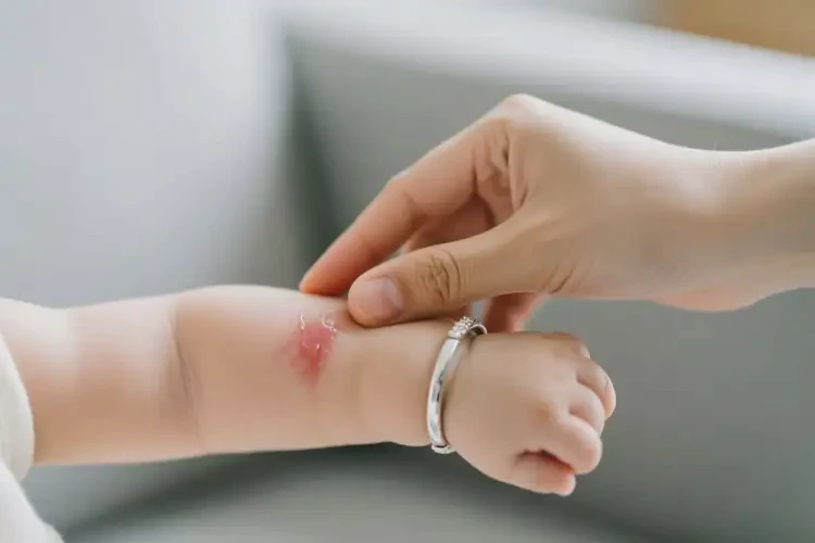 宝宝手臂上容易长湿疹可不可以根治(图1)