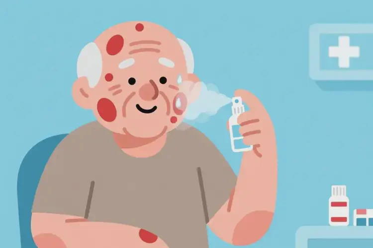 老人臉上容易起濕疹可不可以徹底自愈(圖1)