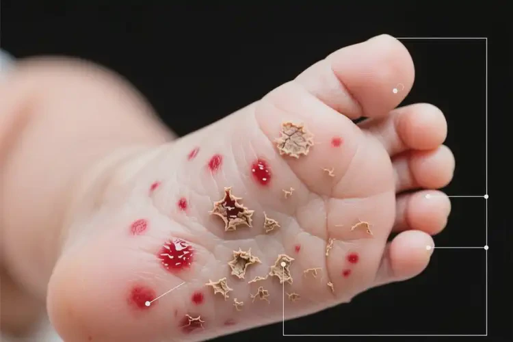 嬰兒腳上出濕疹可不可以根治(圖1)